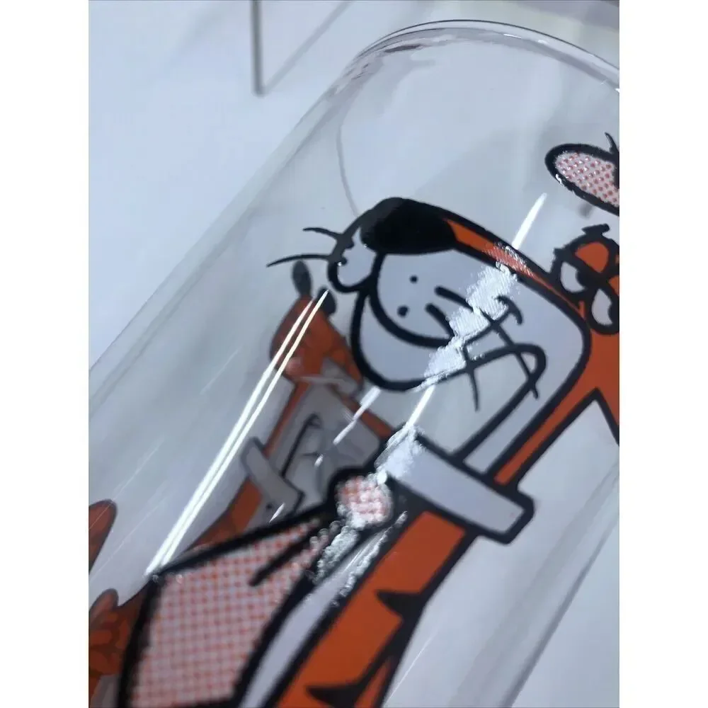 1973 Pepsi Collector Series Cool Cat Glass Warner Bros Looney Tunes Vintage.Read